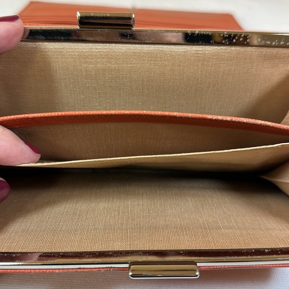 Burberry Leather and Canvas Long Wallet w/ unbranded crossbody chain & insert - Picture 11 of 16